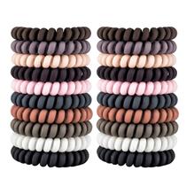 Hair Ties 79 STYLE, fio de telefone fosco espiral sem rugas, 30 unidades Hair Ties 79 STYLE, fio de telefone fosco espiral sem rugas, 30 unidades