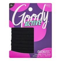 Hair Ties Goody Thick Athletic 8 unidades pretas para mulheres