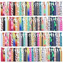 Hair Ties manipepe 120 impressos em fita elástica para mulheres