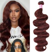 Hair Weave UNICE Marrom avermelhado Body Wave 25 cm Brazilian Remy