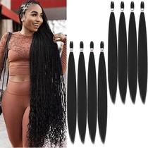 Hair Zepin, trançado pré-esticado, 42 polegadas, 8 pacotes (1 GB)