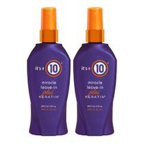 Haircare It's a 10 Miracle Leave-In Plus Keratin - Kit com 2 Unidades (300mL cada) Haircare It's a 10 Miracle Leave-In Plus Keratin - Kit com 2 Unidades (300mL cada)