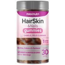 HairSkin e Nails Gummies 30 gomas - Maxinutri HairSkin e Nails Gummies 30 gomas - Maxinutri