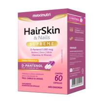HairSkin Suplmento Beleza Cabelos, Pele e Unhas - Maxinutri HairSkin Suplmento Beleza Cabelos, Pele e Unhas - Maxinutri
