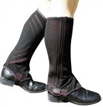 Half Chaps Dublin Easy-Care II preto/rosa para crianças Half Chaps Dublin Easy-Care II preto/rosa para crianças