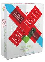 Half Truth Game - O jogo de curiosidades que faz você se sentir inteligente - Jogo de tabuleiro divertido para eventos e festas - Melhores jogos de baralho de cartas para adolescentes, jovens adultos e famílias - por Ken Jennings & Richard Garfield