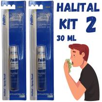 Halital Spray Bucal Hillo Kit 2 Menta Fim Do Mau Hálito