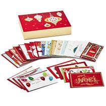 Hallmark Boxed Handmade Christmas Cards Assortment (Conjunto de 24 Cartões de Felicitações e Envelopes Especiais de Natal)
