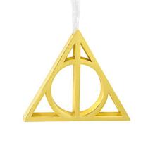 Hallmark Harry Potter Relíquias da Morte Símbolo Ornamento de Natal, Metal