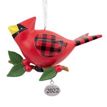 Hallmark Premium Cute Cardinal 2022 Enfeite de Natal, Porcelana (0001HAJ1910)