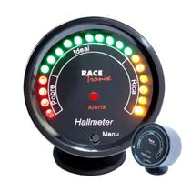 Hallmeter digital progamável com leds + copo suporte com fita dupla face hm01 cs01