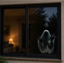 Halloween Adesivo Fantasma 1 Cartela 30cm X 46cm cod4776