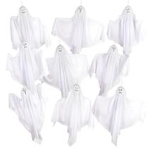 Halloween Hanging Ghosts, pacote com 9, GoosWeXMZL, 70 cm, Flying Ghost Halloween Hanging Ghosts, pacote com 9, GoosWeXMZL, 70 cm, Flying Ghost