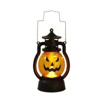 Halloween Led Abóbora Lanterna Fantasma Lâmpada Retro Pequena Lâmpada De Óleo Festa Natal Decoração