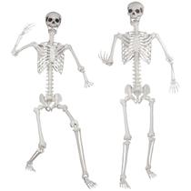 Halloween Skeleton LaLaMona 185 cm com juntas móveis, 2 peças