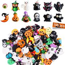 Halloween Slime Charms Kalolary Resin Flatback 100 unidades Halloween Slime Charms Kalolary Resin Flatback 100 unidades