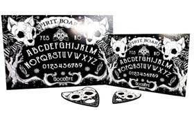 Halloween Spirit Calling Gothic Design Ouija Jogo de tabuleiro para Spirit Hunt com Planchette e instruções detalhadas - TheDarknessUnicorn