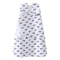 HALO 100% Algodão Sleepsack Swaddle, 3-Way Ajustável Cobertor Vestível, TOG 1.5, Ouriço da Marinha, Recém-Nascido, 0-3 Meses