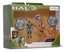 Halo - 2 Figuras - Unsc Marine + Grunt Conscript