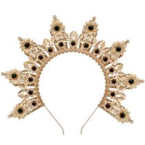 Halo Crown COSUCOS Greek Goddess Sunburst Gold para mulheres