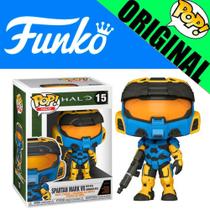 Halo Infinite Spartan Mark VII With VK78 Commando With Game Add-On Pop Funko 15 - 889698511049