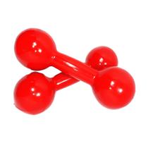 Halter 1kg Emborrachado PVC o Par Vermelho