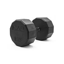 Halter CAP Barbell 20,4 kg com Revestimento de Borracha e 12 Lados Halter CAP Barbell 20,4 kg com Revestimento de Borracha e 12 Lados