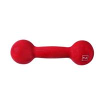 Halter de Ferro Fundido Emborrachado 2,0kg para Academia Preto Anilhas Fitness