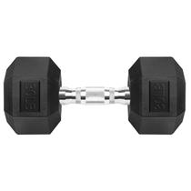 Halter de Ferro Fundido Hexagonal Revestido em Borracha 13,6 kg/Unidade - Zoomster