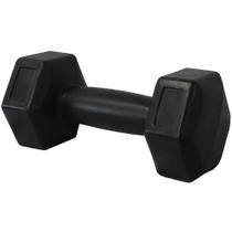 Halter Dumbell Cement Sextavado Bonafit 2kg Preto