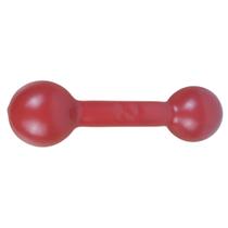 Halter Emborrachado Peso Bola Vermelho 2Kgs Funcional Fitness