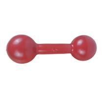 Halter Emborrachado Peso Bola Vermelho 4Kg Funcional Fitness