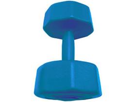 Halter Octogonal de 3kg Material Cement Ps Kikos Fitness Halter Octogonal de 3kg Material Cement Ps Kikos Fitness
