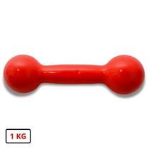 Halter Redondo Bola Emborrachado 1 Kg Vermelho Halter Redondo Bola Emborrachado 1 Kg Vermelho