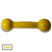 Halter Redondo Bola Emborrachado 500g Amarelo Halter Redondo Bola Emborrachado 500g Amarelo