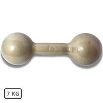 Halter Redondo Bola Emborrachado 7 Kg Prata