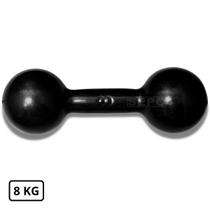 Halter Redondo Bola Emborrachado 8 Kg Preto