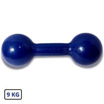 Halter Redondo Bola Emborrachado 9 Kg Azul
