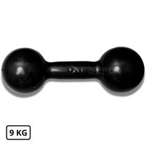 Halter Redondo Bola Emborrachado 9 Kg Preto