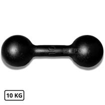 Halter Redondo de Ferro Fundido Pintado 10 Kg Preto