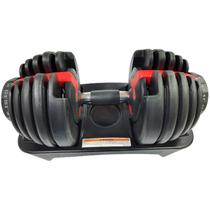 Halter Regulável 24kg Dumbbell Anilha Ajustável Dumbel Drum