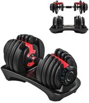 Halter Regulável Anilha Dumbbell Ajustável 24kg Yangfit