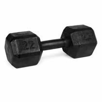 Halter sextavado 22kg para musculação treino fitness academia residencial e profissional alta durabilidade e conforto no uso Halter sextavado 22kg para musculação treino fitness academia residencial e profissional alta durabilidade e conforto no uso