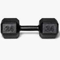 Halter sextavado 24kg para fitness, musculação, treino, academia, alta resistência, pegada anatômica, exercícios de força e condicionamento premium Halter sextavado 24kg para fitness, musculação, treino, academia, alta resistência, pegada anatômica, exercícios de força e condicionamento premium