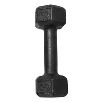 Halter Sextavado 3 kg Pintado Preto Ferro Fundido Academia Musculação Exercicio