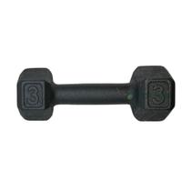 Halter Sextavado de Ferro Fundido Pintado - 3 Kg Halter Sextavado de Ferro Fundido Pintado - 3 Kg