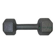Halter Sextavado de Ferro Fundido Pintado - 7 Kg