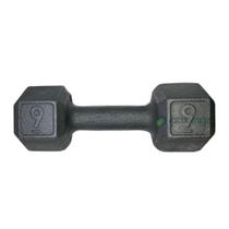 Halter Sextavado de Ferro Fundido Pintado - 9 Kg Halter Sextavado de Ferro Fundido Pintado - 9 Kg