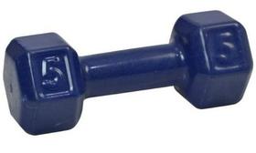 Halter Sextavado Emborrachado 05KG PÇ Halter Sextavado Emborrachado 05KG PÇ