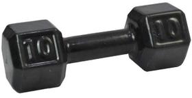 Halter Sextavado Emborrachado 10KG PÇ